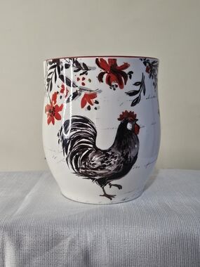 Cracker Barrel Rooster Kitchen Utensil Holder
